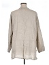 Flax 100% Linen Gray 3/4 Sleeve Button-Down Shirt Size 14 (L) - photo 2