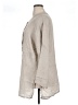 Flax 100% Linen Gray 3/4 Sleeve Button-Down Shirt Size 14 (L) - photo 5