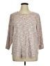 Bobeau Pink Long Sleeve Henley Size 1X - photo 1