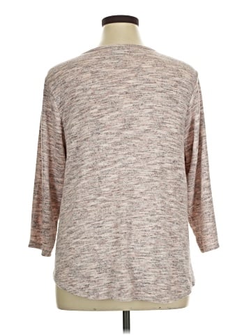 Bobeau Long Sleeve Henley (view 2)