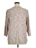 Bobeau Pink Long Sleeve Henley Size 1X - photo 2