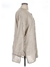 Flax 100% Linen Gray 3/4 Sleeve Button-Down Shirt Size 14 (L) - photo 4