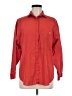 Diane von Furstenberg Red Long Sleeve Button-Down Shirt Size M - photo 1