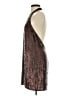 Express 100% Polyester Metallic Brown Cocktail Dress Size S - photo 5
