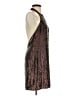 Express 100% Polyester Metallic Brown Cocktail Dress Size S - photo 4