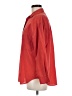 Diane von Furstenberg Red Long Sleeve Button-Down Shirt Size M - photo 5