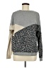 Easel 100% Cotton Animal Print Gray Sweatshirt Size M - photo 1