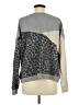 Easel 100% Cotton Animal Print Gray Sweatshirt Size M - photo 2