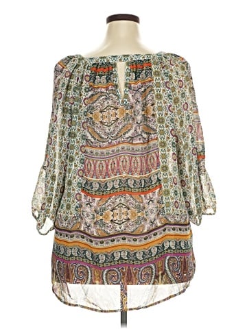 Roz & Ali 3/4 Sleeve Blouse (view 2)
