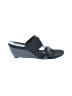 AK Anne Klein Black Wedges Size 8 1/2 - photo 1