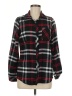Ci Sono Plaid Black Long Sleeve Button-Down Shirt Size M - photo 1