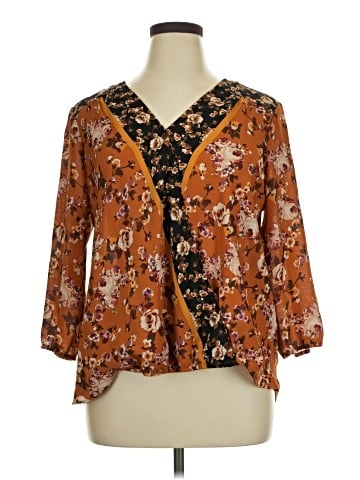 Zac & Rachel 3/4 Sleeve Blouse (view 1)