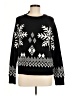 Style&Co Graphic Black Pullover Sweater Size M - photo 1