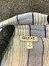 Self Esteem 100% Rayon Stripes Blue 3/4 Sleeve Blouse Size L - photo 7