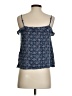 Freebird 100% Rayon Paisley Blue Sleeveless Blouse Size XS (estimated) - photo 2