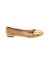 Kate Spade New York 100% Other Graphic Tan Gold Flats Size 10 - photo 1