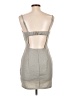 Lily Rose Metallic Silver Cocktail Dress Size L - photo 2