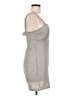 Lily Rose Metallic Silver Cocktail Dress Size L - photo 4