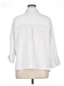 Sanctuary 100% Cotton Solid White 3/4 Sleeve Button-Down Shirt Size XL - photo 2