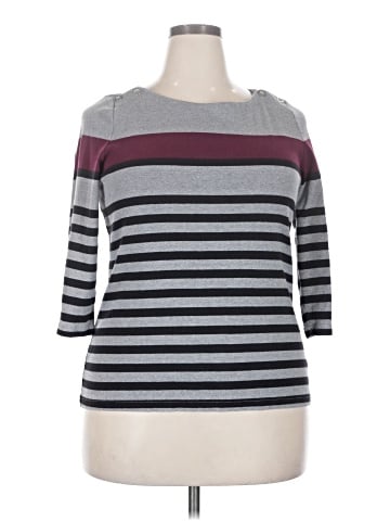 Croft & Barrow 3/4 Sleeve T-Shirt (view 1)
