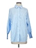 Unbranded Stripes Blue Long Sleeve Blouse Size S - photo 1