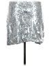 Tipsy Elves Metallic Silver Formal Skirt Size M - photo 2