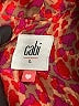 CAbi 100% Polyester Floral Red Sleeveless Blouse Size L - photo 7