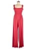 Roxy Solid Red Jumpsuit Size L - photo 1