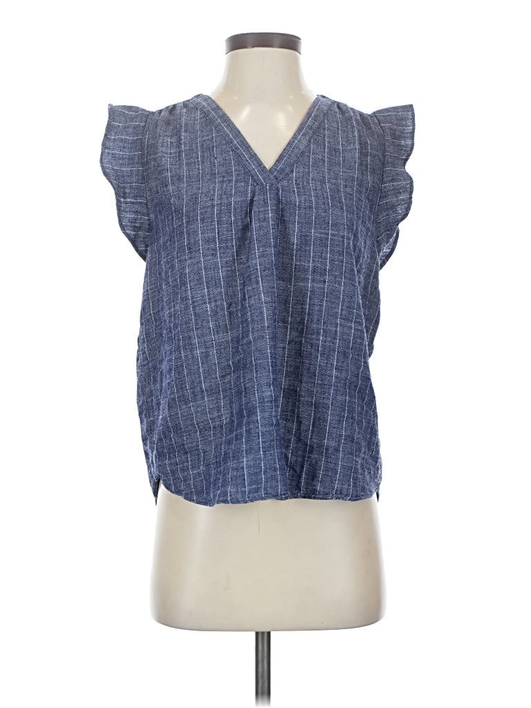 Pre-owned Vince Camuto Sleeveless T-shirt In Blue