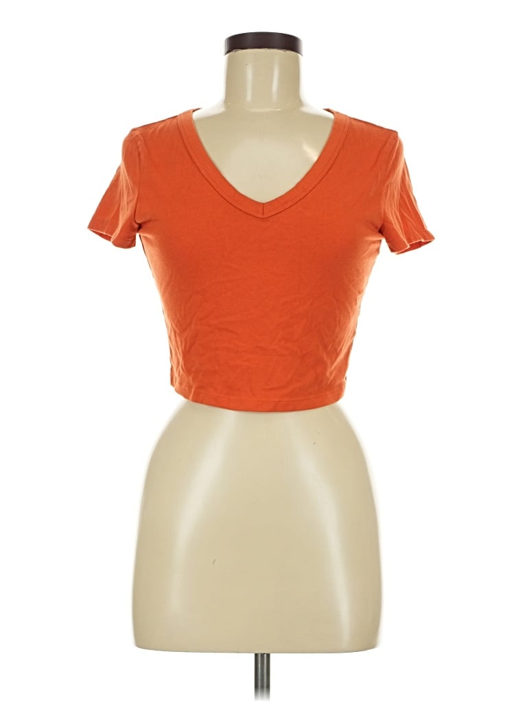 Pre-owned Wild Fable Short Sleeve T-shirt In Orange
