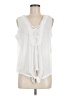 New York Laundry 100% Polyester White Sleeveless Blouse Size M - photo 1