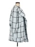 River Island Checkered-gingham Blue Coat Size 14 - photo 4