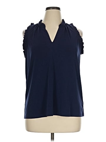 MICHAEL Michael Kors Sleeveless Blouse (view 1)