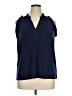 MICHAEL Michael Kors Blue Sleeveless Blouse Size XL - photo 1