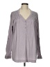 Bandolino Gray Long Sleeve Blouse Size L - photo 1