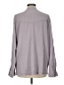 Bandolino Gray Long Sleeve Blouse Size L - photo 2