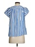 Vineyard Vines 100% Cotton Stripes Blue Short Sleeve Blouse Size S - photo 2