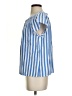 Vineyard Vines 100% Cotton Stripes Blue Short Sleeve Blouse Size S - photo 5