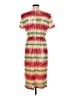 J.Crew 100% Polyester Tie-dye Red Cocktail Dress Size 8 - photo 2