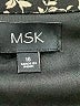 MSK 100% Polyester Animal Print Black Casual Dress Size 16 - photo 7