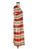J.Crew 100% Polyester Tie-dye Red Cocktail Dress Size 8 - photo 4