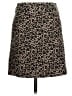 Ann Taylor LOFT Animal Print Brown Casual Skirt Size 2 Petite - photo 1