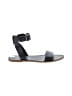 Madewell 100% Leather Solid Black Sandals Size 10 - photo 1