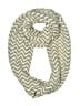 J.Crew Factory Store Chevron-herringbone Gray Scarf One size - photo 1