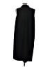 Anne Klein Solid Black Casual Dress Size L - photo 2