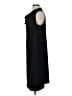 Anne Klein Solid Black Casual Dress Size L - photo 5