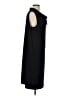 Anne Klein Solid Black Casual Dress Size L - photo 4