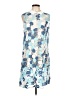 ModCloth 100% Polyester Floral Blue Cocktail Dress Size L - photo 1