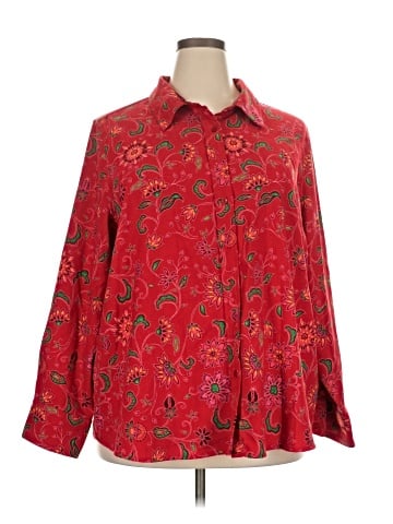 Basic Editions Long Sleeve Blouse (view 1)