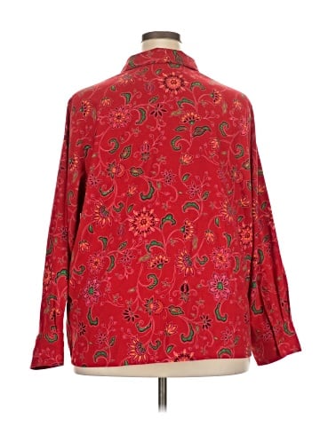 Basic Editions Long Sleeve Blouse (view 2)